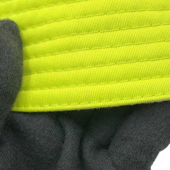 LOUIS VUITTON Monogram Neon Reversible Bucket Hat Size L Cotton Neon Yellow - Picture 6 of 14